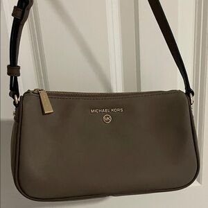 Michael Kors Taupe Crossbody Bag